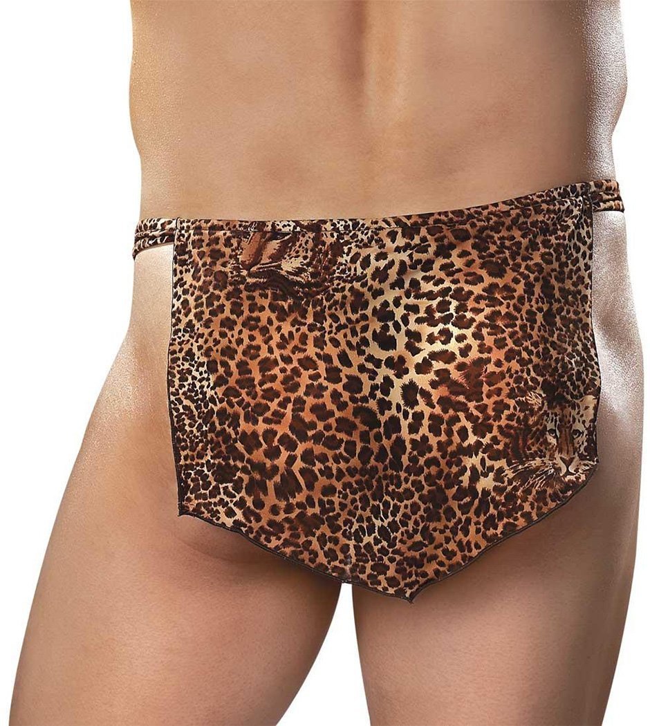 Herren Leopard Animal Thong
