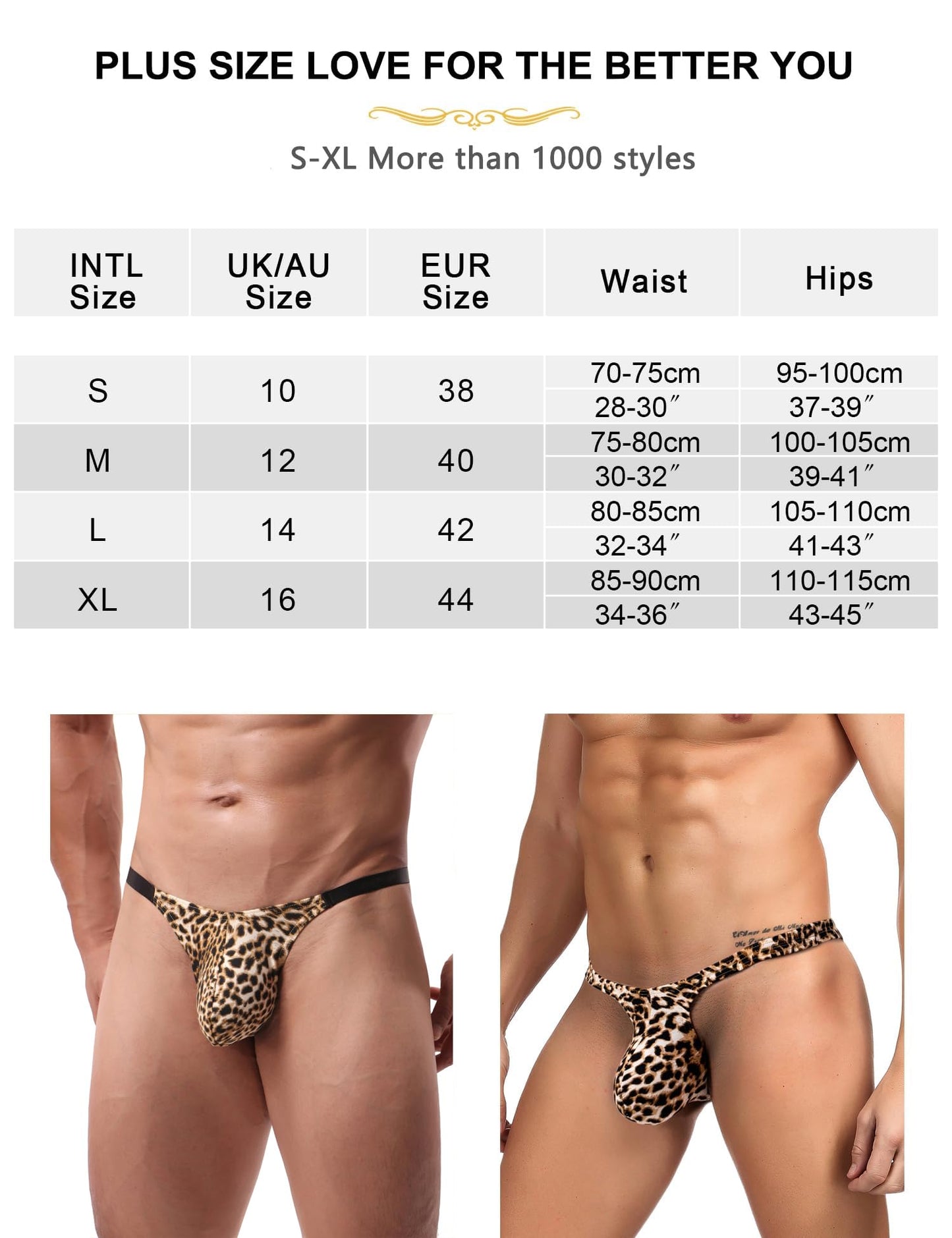 Leopard Slip Herren Sexy String