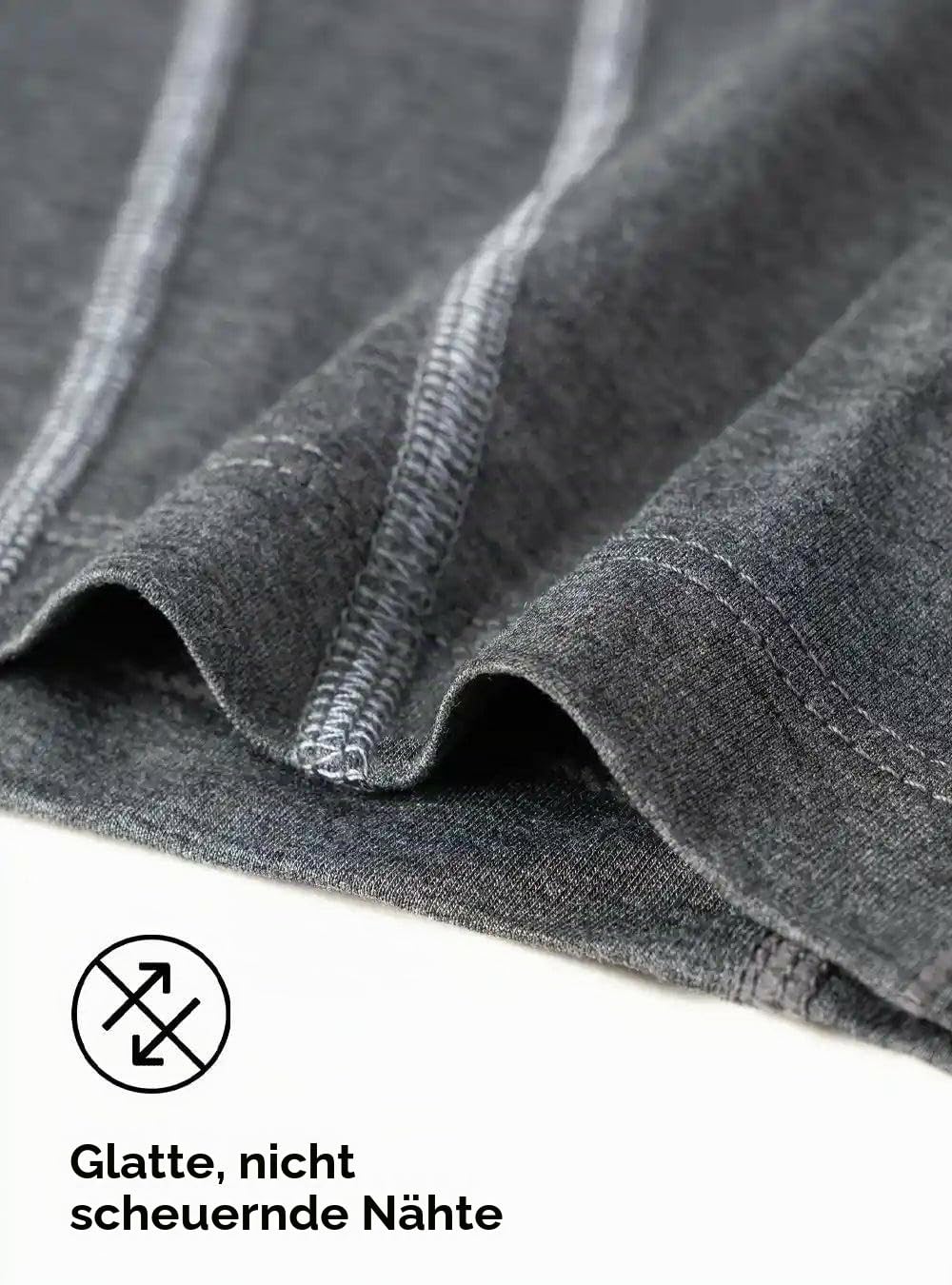 Boxershorts Herren Separate Doppelbeutel der 8. Generation Unterwäsche Rayon Bambus Atmungsaktive Kühlung Seidig weiche Dynamisches Liniendesign Unterhosen Männer 3er-Pack
