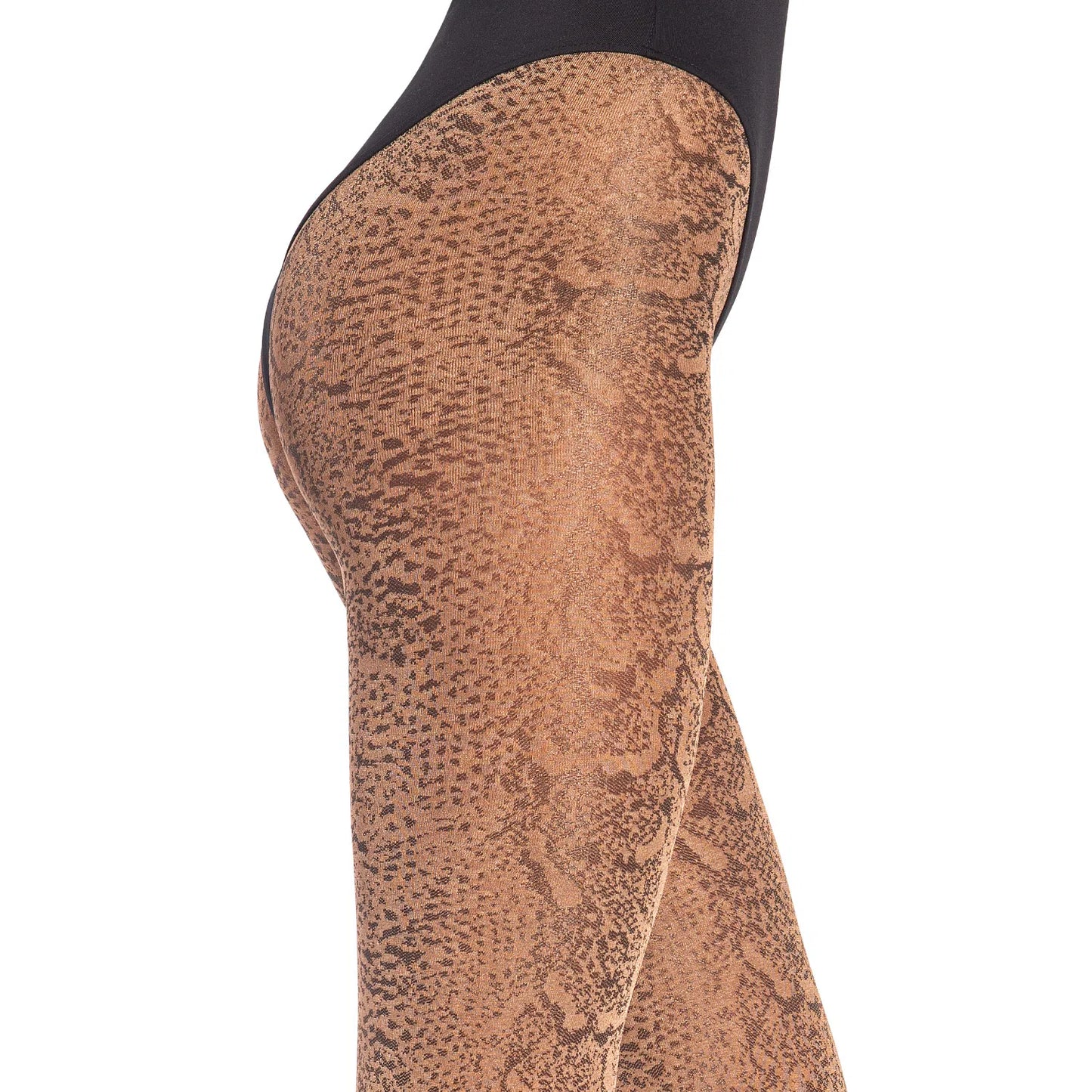 Animal Print Strumpfhose - Italian Design