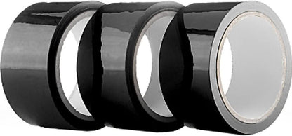 Ouch! - Bondage Tape 20m lang - 5cm breit 3PC Statikfreies Design Tape, Vielseitiges Bondage-SM-Band for Sexuell Sexspielung Paare Frauen Manner(Schwarz)