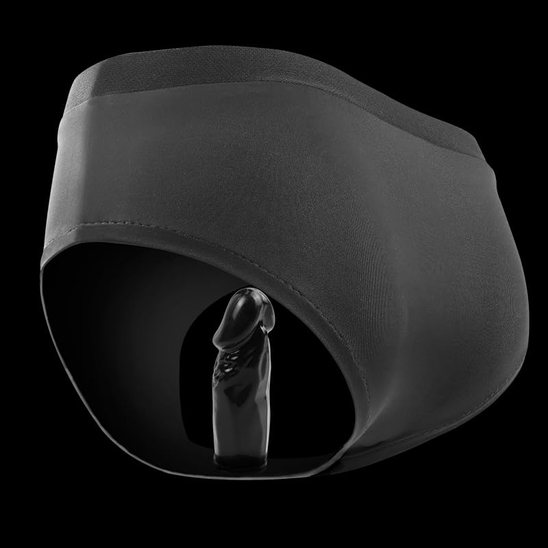SM Strap-on Silikondildo, tragbare Stretchhose, Keuschheitshose, Analplug, lustiges Rollenspiel-Sexspielzeug