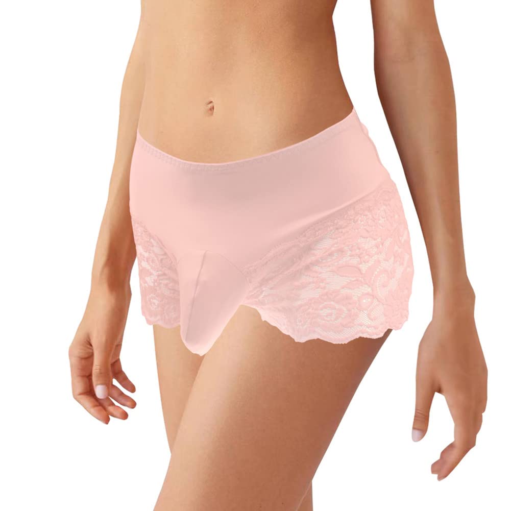Sissy Unterwäsche - Crossdresser -Stretch -Spitze Höschen