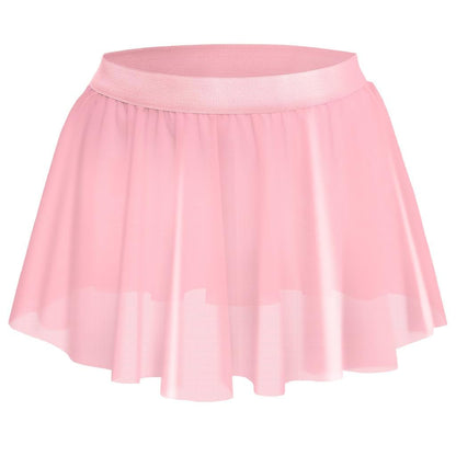Herren Mesh Sissy Röcke Sexy See Through Crossdressers Unterwäsche Nachtclub Party Cosplay Kostüm (Rose)