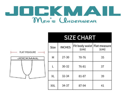 JOCKMAIL Herren-Slip, Baumwolle, Unterwäsche, Tanga, Triangel-Hose, große Tasche, Bikini-Unterhose, M