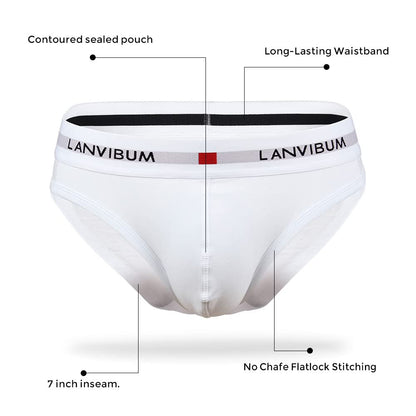 Herren Slips Baumwolle Unterwäsche männer niedrige Taille atmungsaktive Unterhosen geeignet für Sport, Reisen, 3er-Pack