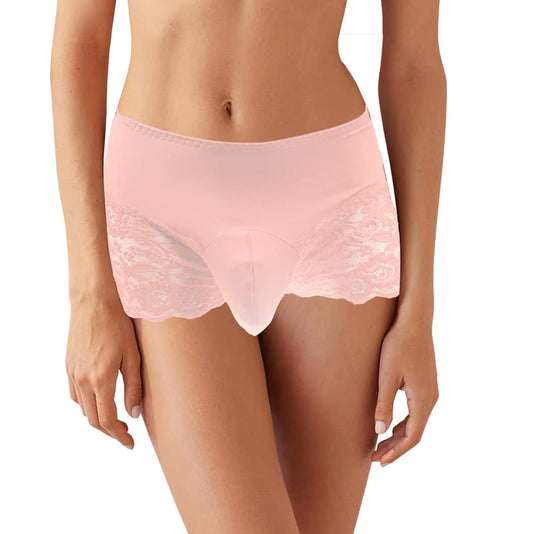 Sissy Unterwäsche - Crossdresser -Stretch -Spitze Höschen