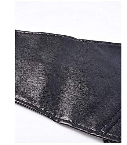 Korsett elastischer Bund，Breiter Gürtel für Frauen Elastischer Korsettbund, elastischer Korsettbund mit Metallknöpfen, schwarz