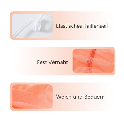 Herren Low-Waist String, weich und bequem, leicht und dünn, Mesh-atmungsaktiv Orange