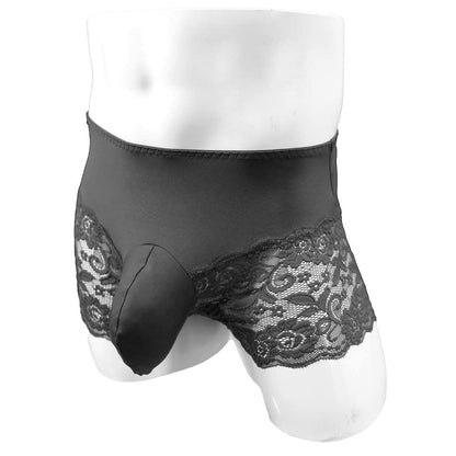 Sissy Pouch Unterwäsche Crossdress Atmungsaktive Stretch Spitzehöschen