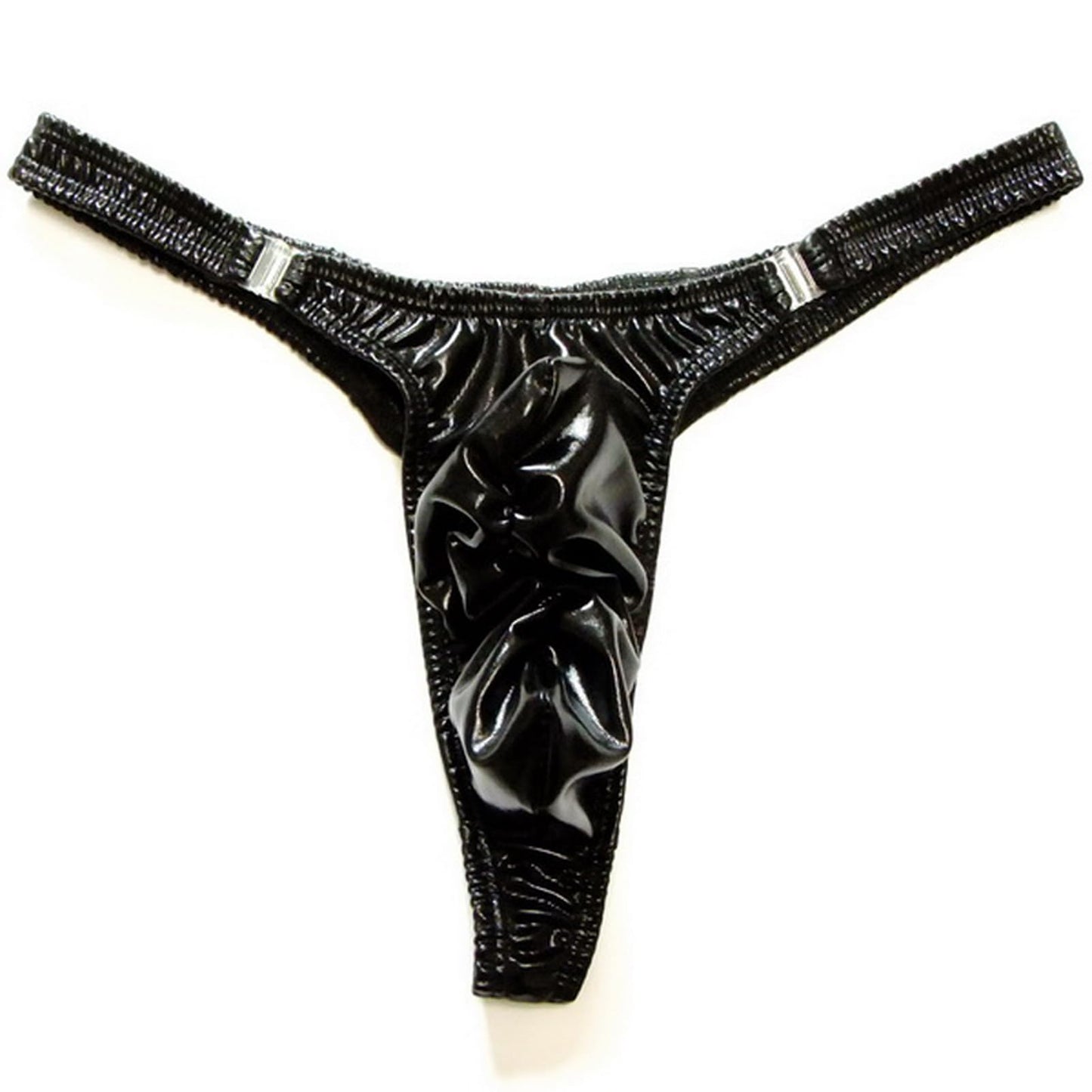 Herren Dessous Gay -Jockstrap Tanga String Herren Glänzende Raffung Pouch Unterhose G-String Tanga, 3 Farben, Einheitsgröße
