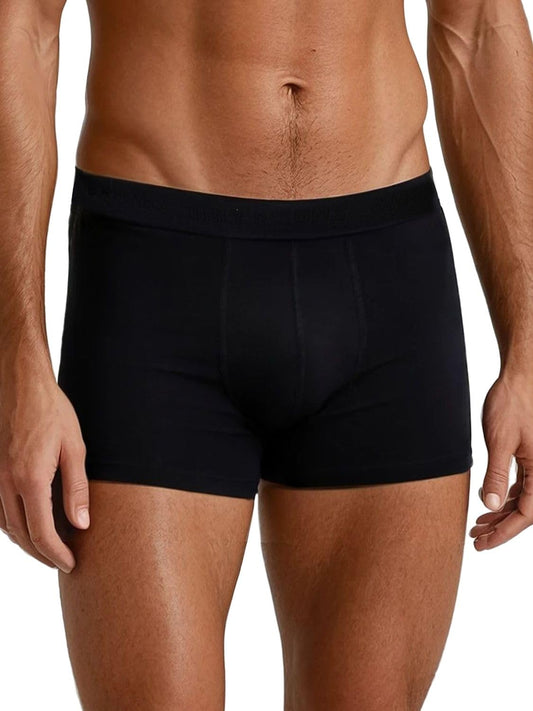 Only & Sons Boxershorts Herren lang ONSSCOTT 8er Pack Baumwolle Basic Trunks Unterhosen Unterwäsche Retroshorts Set Boxer Shorts Stretch, Größe:M, Farbe:Black (Pack 4)