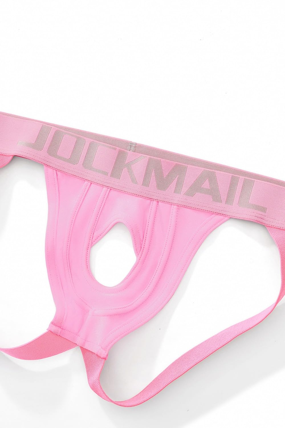 JOCKMAIL Herren Jockstrap Low Rise Cutout Design Jockstraps Atmungsaktiv Figurformend für Sport und Alltag (DE/NL/SE/PL, Alphanumerisch, XXL, Regular, Regular, Rosa)
