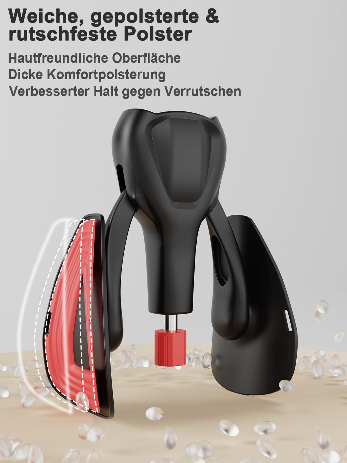 Beckenbodentrainer 10-35kg verstellbar Kegel Oberschenkeltrainer mit Band