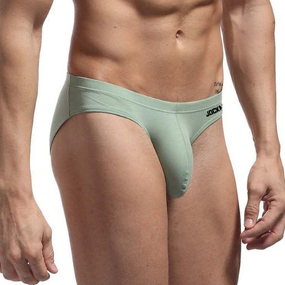 JOCKMAIL Herren-Slip, Baumwolle, Unterwäsche, Tanga, Triangel-Hose, große Tasche, Bikini-Unterhose, M