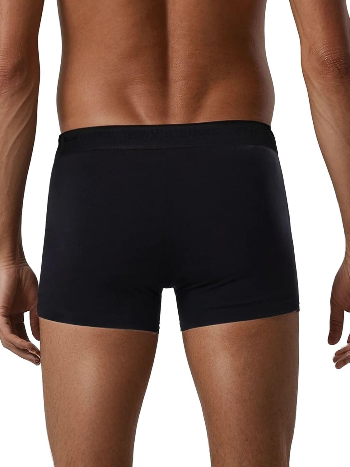 Only & Sons Boxershorts Herren lang ONSSCOTT 8er Pack Baumwolle Basic Trunks Unterhosen Unterwäsche Retroshorts Set Boxer Shorts Stretch, Größe:M, Farbe:Black (Pack 4)