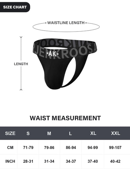 Arjen Kroos Herren String Tanga Baumwolle Thong Low Rise Unterwäsche, L