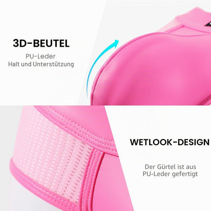 Herren Slip Sexy PU Leder Netz Slip Herren Brief Unterwäsche Atmungsaktiv Mesh Slips Unterhosen
