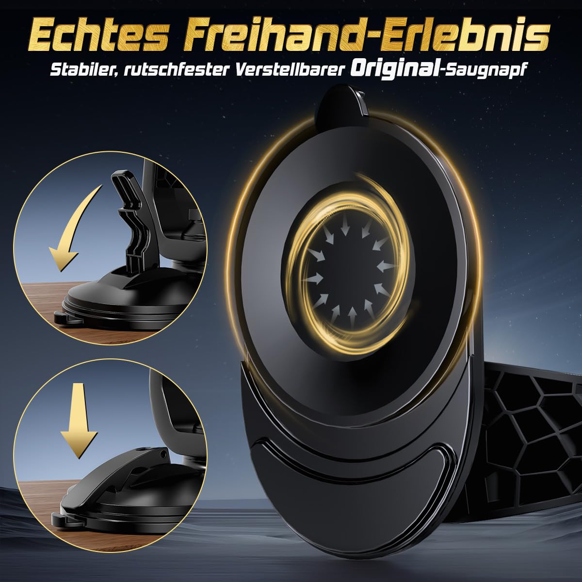 Elektrischer Masturbator Sexmaschine für Männer mit Saugnapf Freihand 360° Verstellbar, 3 Stoßmodi, Rotation & 7 Vibrationsstufen, Austauschbarer Pocket Pussy & Dildo Aufsatz für Männer Frauen & Paare
