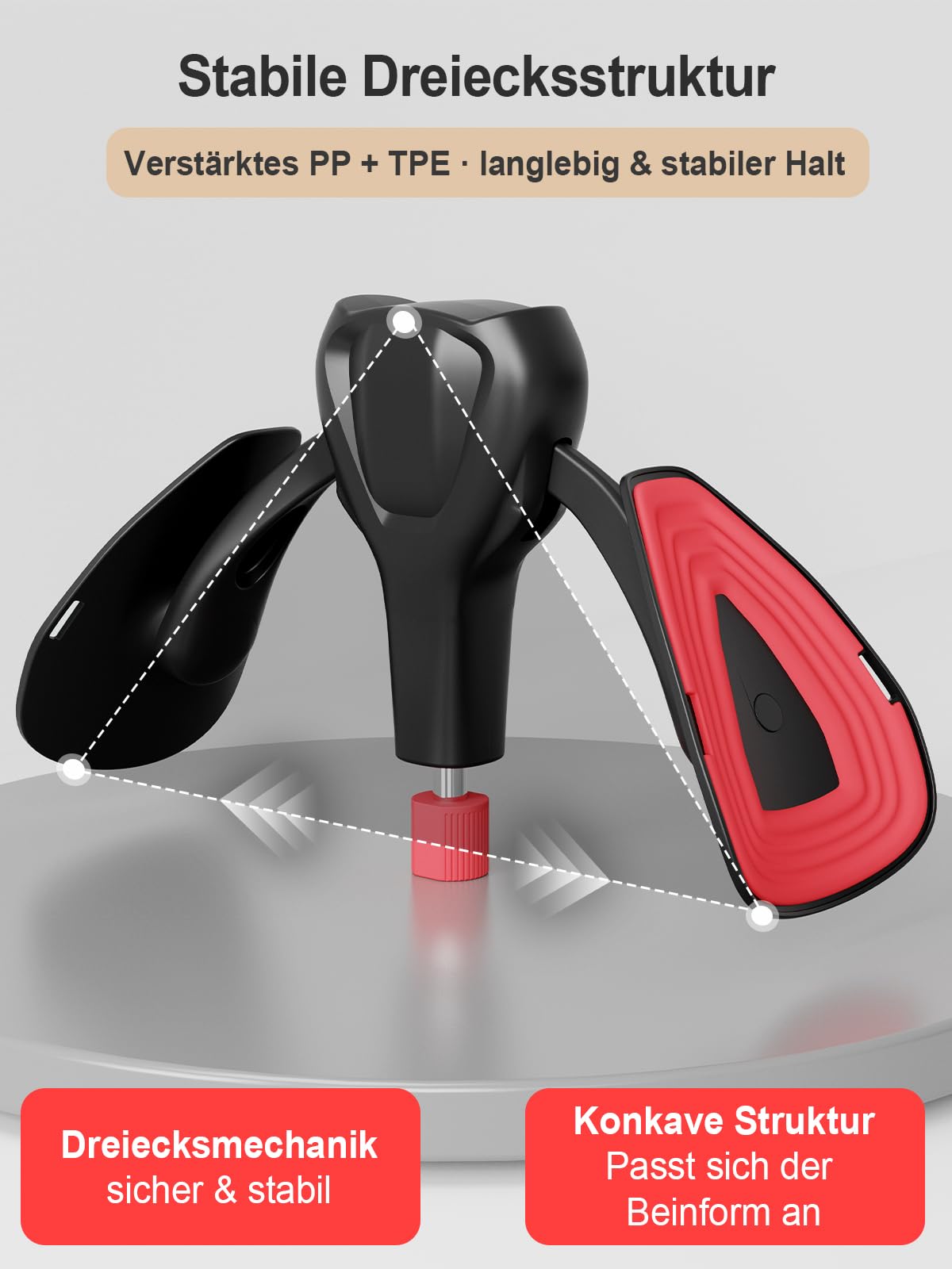 Beckenbodentrainer 10-35kg verstellbar Kegel Oberschenkeltrainer mit Band