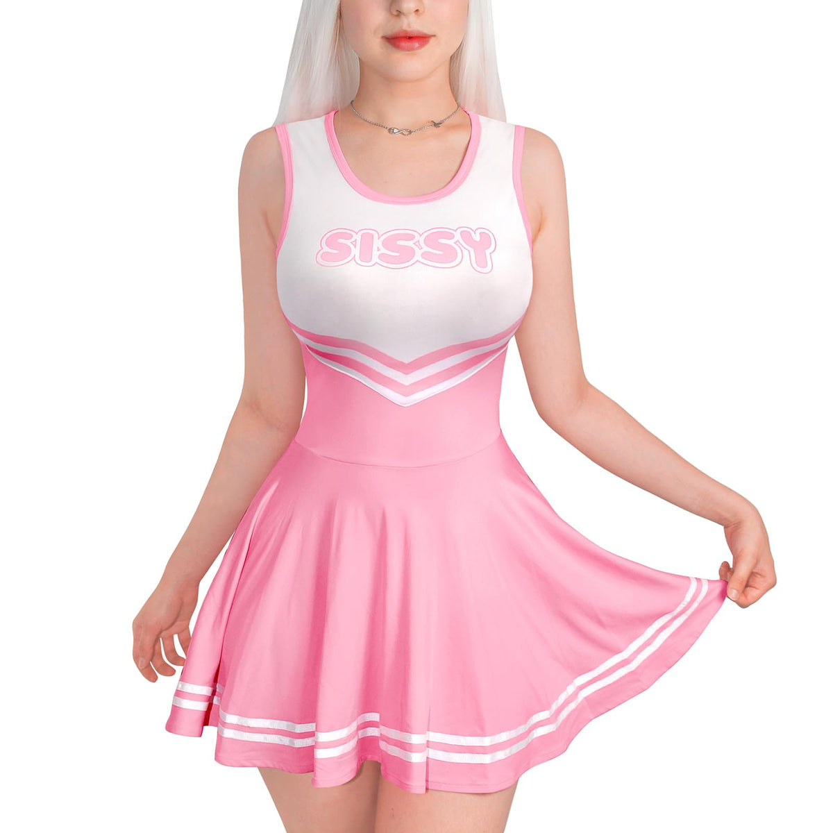 Femboy l Sissy Mini Kleid  Rosa