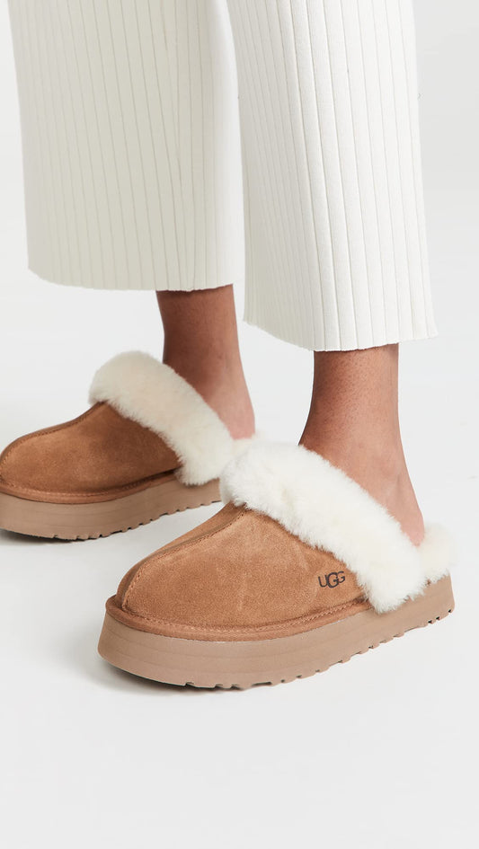 UGG Damen Disquette Hausschuh Pantoffeln Slipper