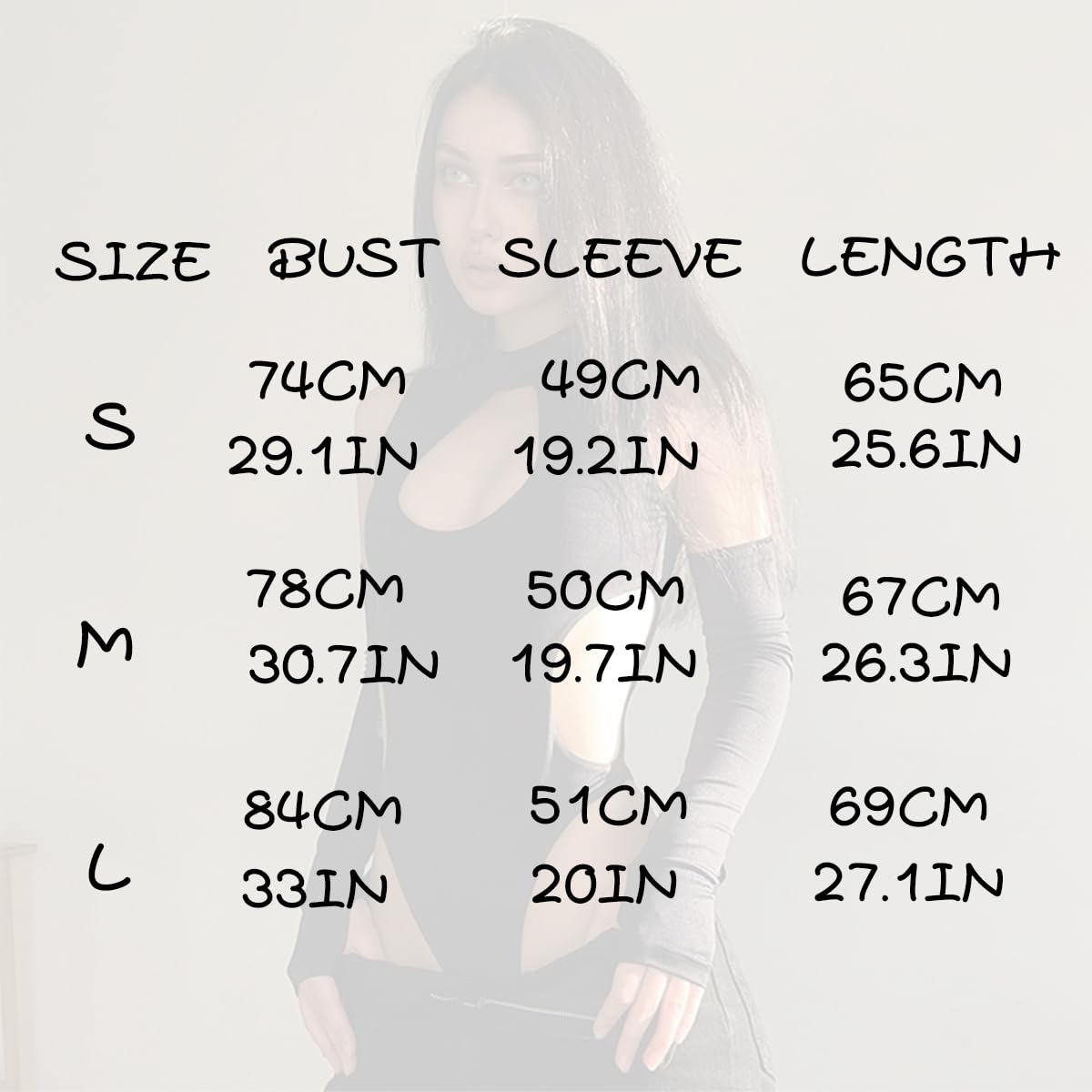 Sexy Hollow Out Bodysuit Langarm Schwarz Teddy Gothic Party Club Rave Outfit Techwear Festival Jumpsuit