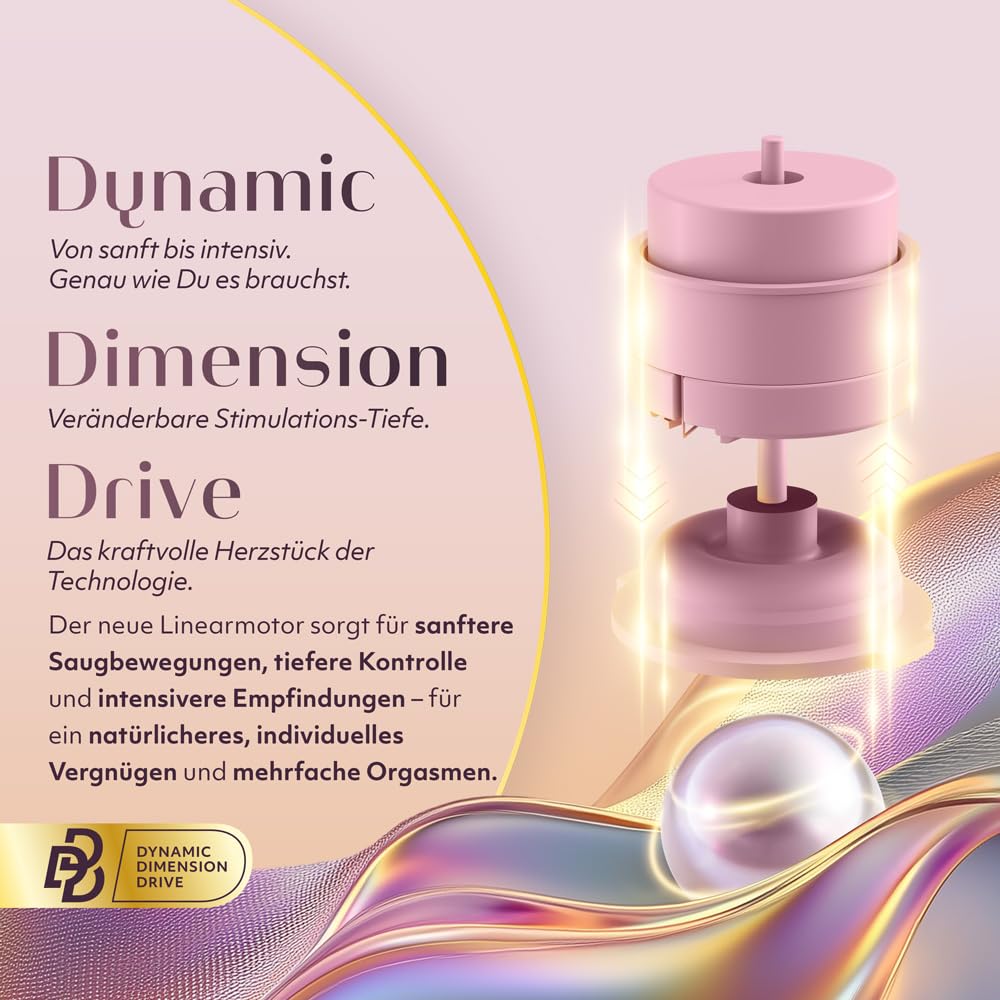 Womanizer Next Duo Rabbit Vibrator für Frauen | 14 Vibrations- & Saugmodi, 10 Muster | Dual Motor Dildo Vibrator mit Klitoris Stimulator & G-Punkt Vibrator | Leises Sexspielzeug für Frauen Dunkelrosa
