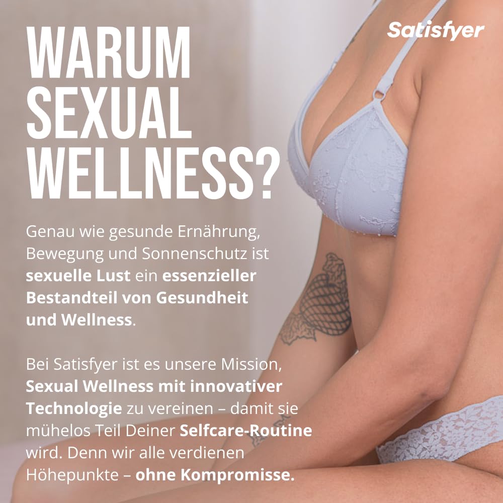 Satisfyer Sexy Secret Connect App Vibrator 8,5 cm | Tragbarer Klitoris leise & klein | Sex-Spielzeug | Unendlich viele Vibrationen für erotische Stimulation | Frau Mini Stimulator