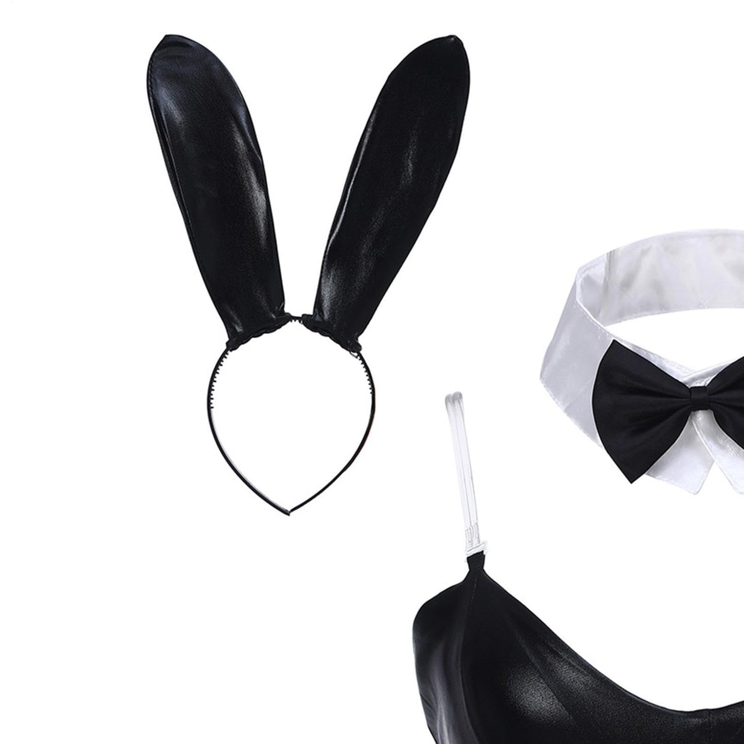 Sexy Bunny-Kostüm – Sexy Bunny-Cosplay Für Damen, Glänzende R-ave-Outfits, Halloween-Outfits  Cosplay, body, Bunny-Stirnband