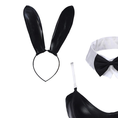 Sexy Bunny-Kostüm – Sexy Bunny-Cosplay Für Damen, Glänzende R-ave-Outfits, Halloween-Outfits  Cosplay, body, Bunny-Stirnband