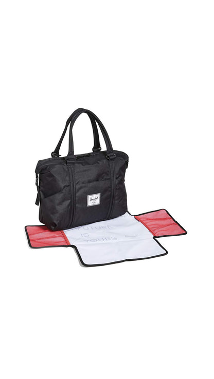 Herschel Strand Reisetasche Wickeltasche, Schwarz