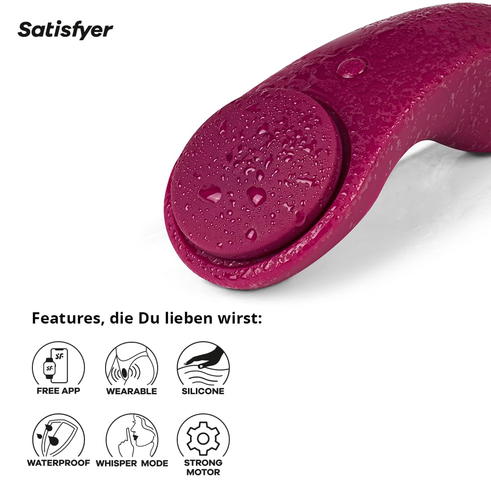 Satisfyer Sexy Secret Connect App Vibrator 8,5 cm | Tragbarer Klitoris leise & klein | Sex-Spielzeug | Unendlich viele Vibrationen für erotische Stimulation | Frau Mini Stimulator