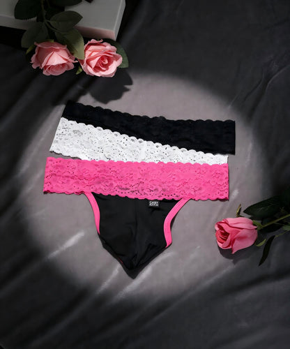 String Tanga Herren Spitze Unterwäsche Low Rise Weich Elegant