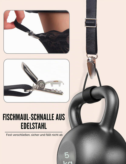 Herren Strapsgürtel Spitze Sexy Strumpfhalter Set Schwarz S