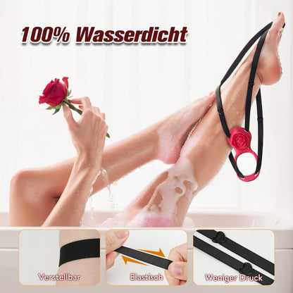 Sex Spielzeug für die Paare Frau Männer, BDSM Rose Vibration für Frauen, Vibratorensets für Frauen Klitoris mit Fernbedienung Leise, Penisring Vibrator App, Erotisches Sexspielzeug Sex Maschine Spiele