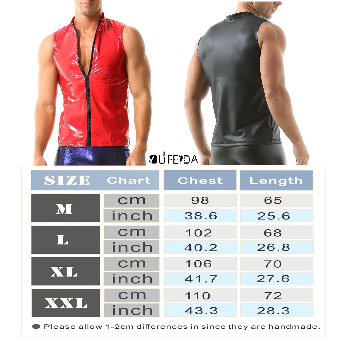 Herren Unterhemden Ärmellose Tanktops Kunstleder Muscle Fit Weste Tops Hemden Mode Unterhemden
