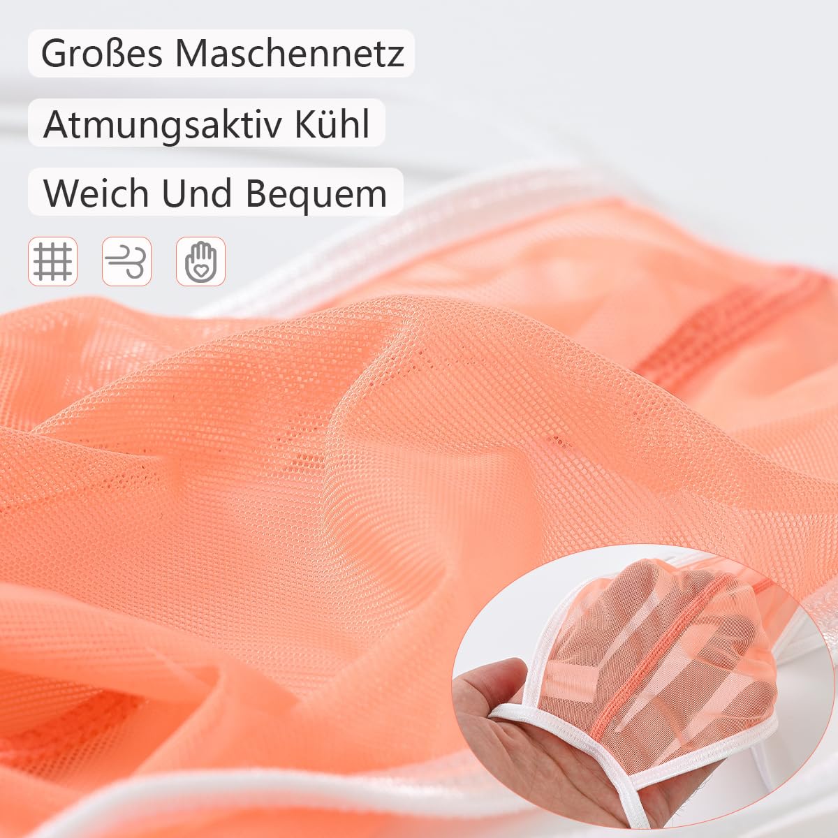 Herren Low-Waist String, weich und bequem, leicht und dünn, Mesh-atmungsaktiv Orange
