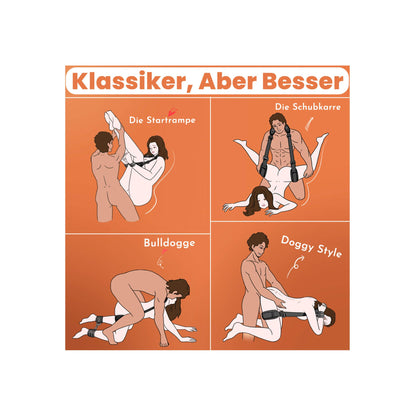 BDSM Bondage Set Fesseln Sexspielzeug für die Paare Bett Sexspiele, 3-in-1 Sex Bondageset (Handschellen, Oberschenkel-Fußfessel, Nippelklemme), Bettfesseln für Frauen Männer Anfänger Profi Extrem Hart