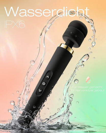 Gobeken Vibrator Sex Toys App-Steuerung Sex Spielzeug für die Paare Frau Männer 20 Modus, Vibratorensets für Frauen 5 Frequenz Vibration für Frauen 4 Intensität, Analplug Dildo Schwarz Größe groß
