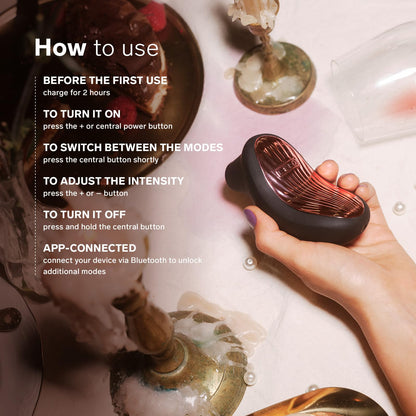 LELO SONA 3 Cruise Schallwellen-Vibrator mit Bluetooth-App, klitoris stimulator für sie, auflege vibration für frauen, 12 Einstellungen mit mehr Leistung und Schallwellen-Technologie (Black)
