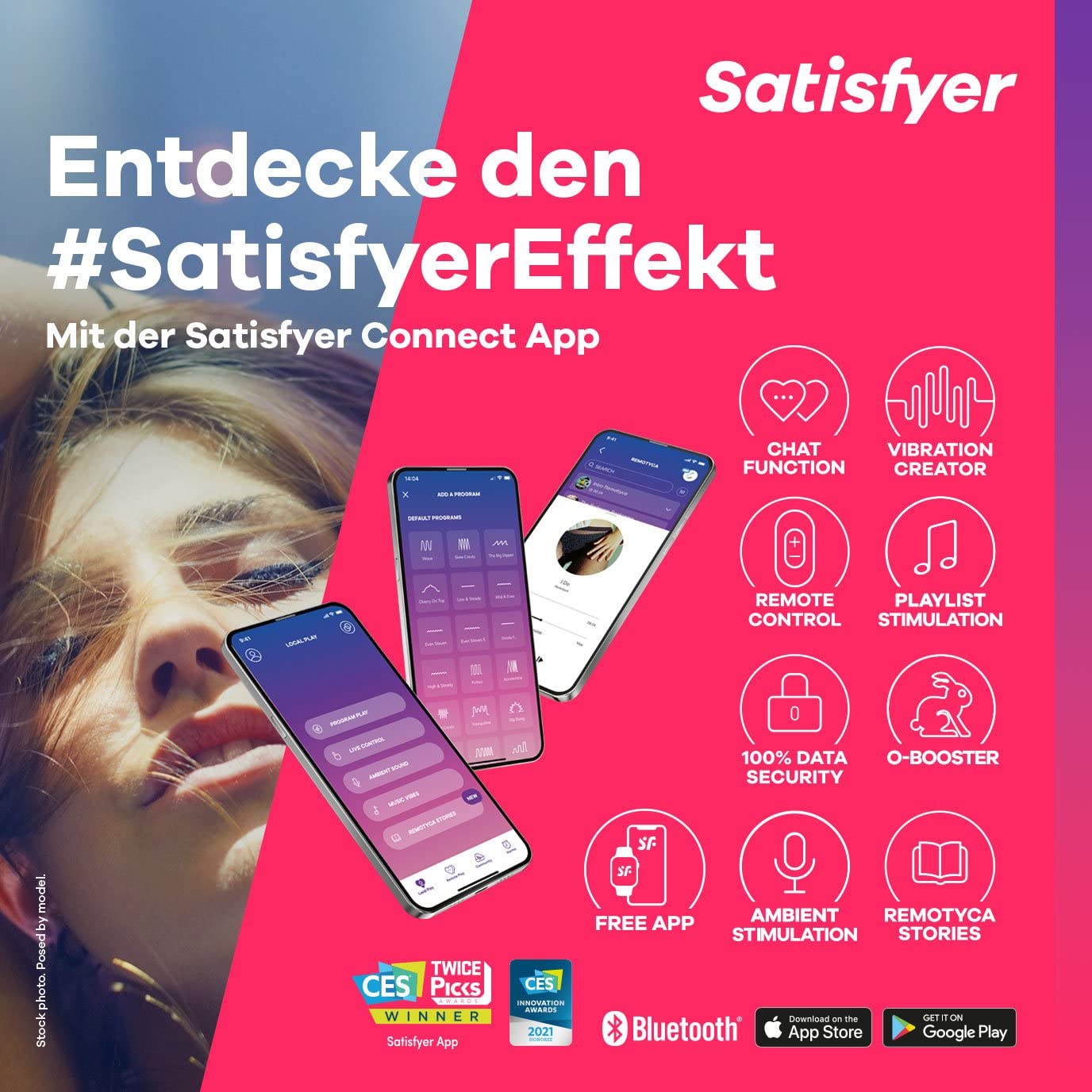 Satisfyer Shiny Petal Connect App Bluetooth Slipvibrator