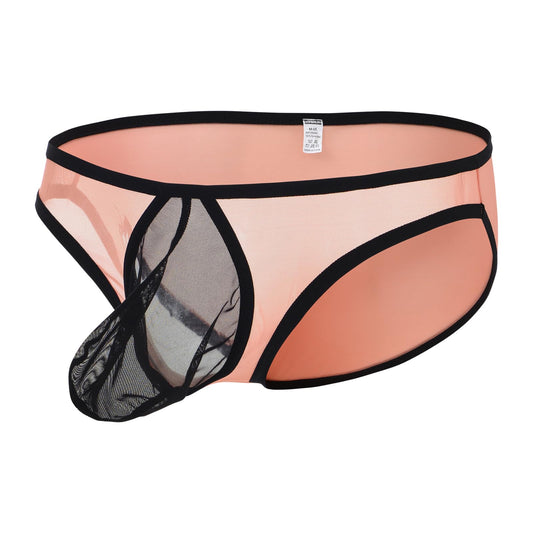 Herren Slips Sexy und Bequem mit einem Großen Beutel und Einzigartigem Farbendesign Orange 2XL