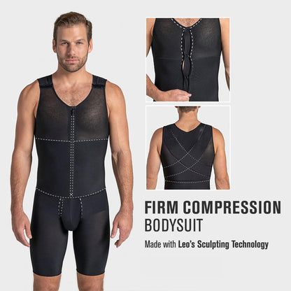 Leo Herren Body Shaper - Shapewear Bodysuit für Männer