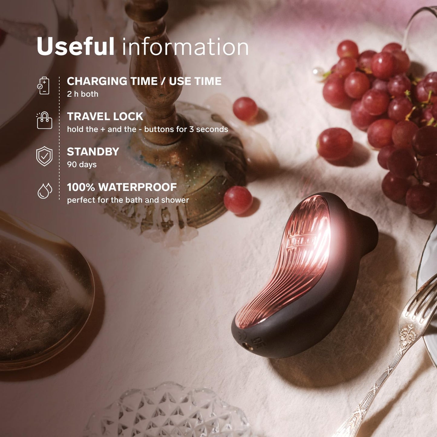 LELO SONA 3 Cruise Schallwellen-Vibrator mit Bluetooth-App, klitoris stimulator für sie, auflege vibration für frauen, 12 Einstellungen mit mehr Leistung und Schallwellen-Technologie (Black)