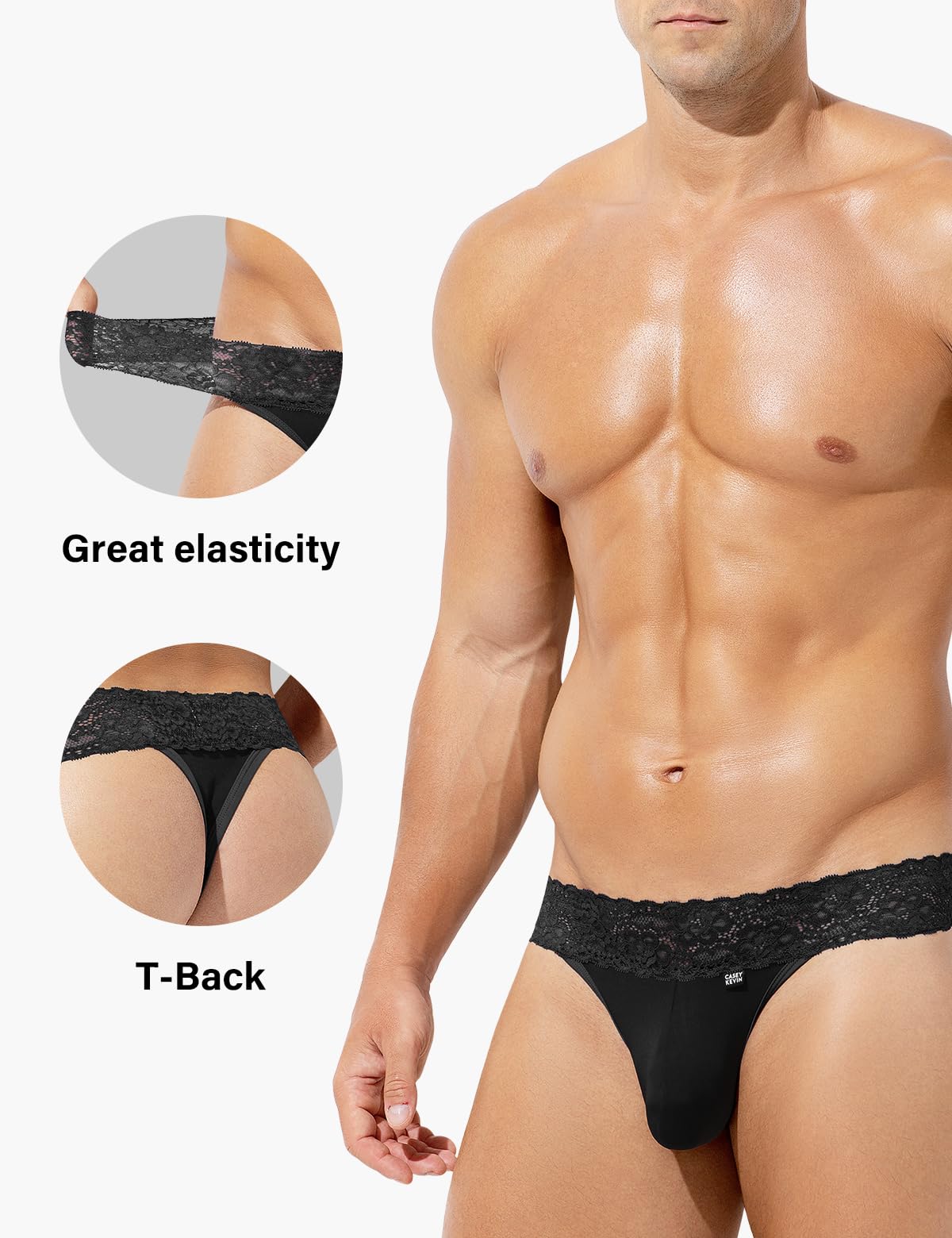 String Tanga Herren Spitze Unterwäsche Weich Elegant