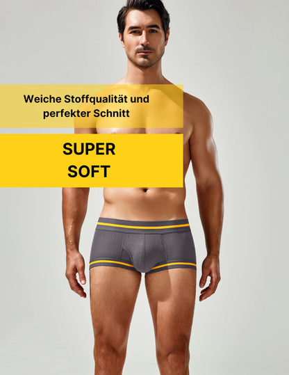 Herren Boxershorts Modal Unterhose Low Rise Trunks weich atmungsaktiv elastisch – 7er Pack, XL