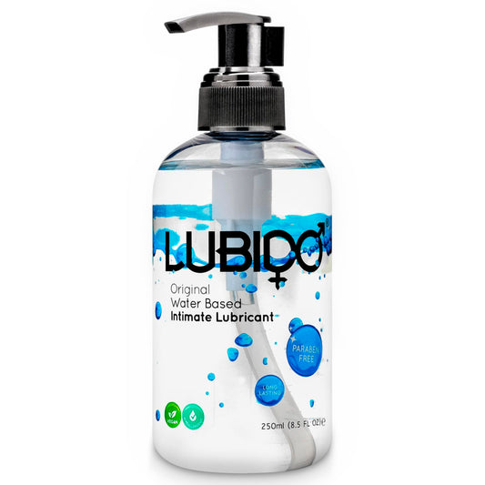 Lubido Original Gleitgel auf Wasserbasis für den Intimbereich, ohne Parabene, 250 ml