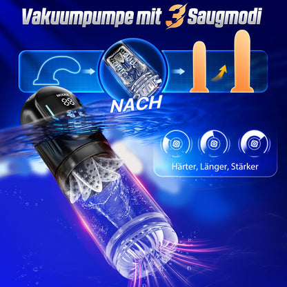 Elektrischer Masturbator Masturbieren für Männer 7 Teleskopfunktion 7Saugen