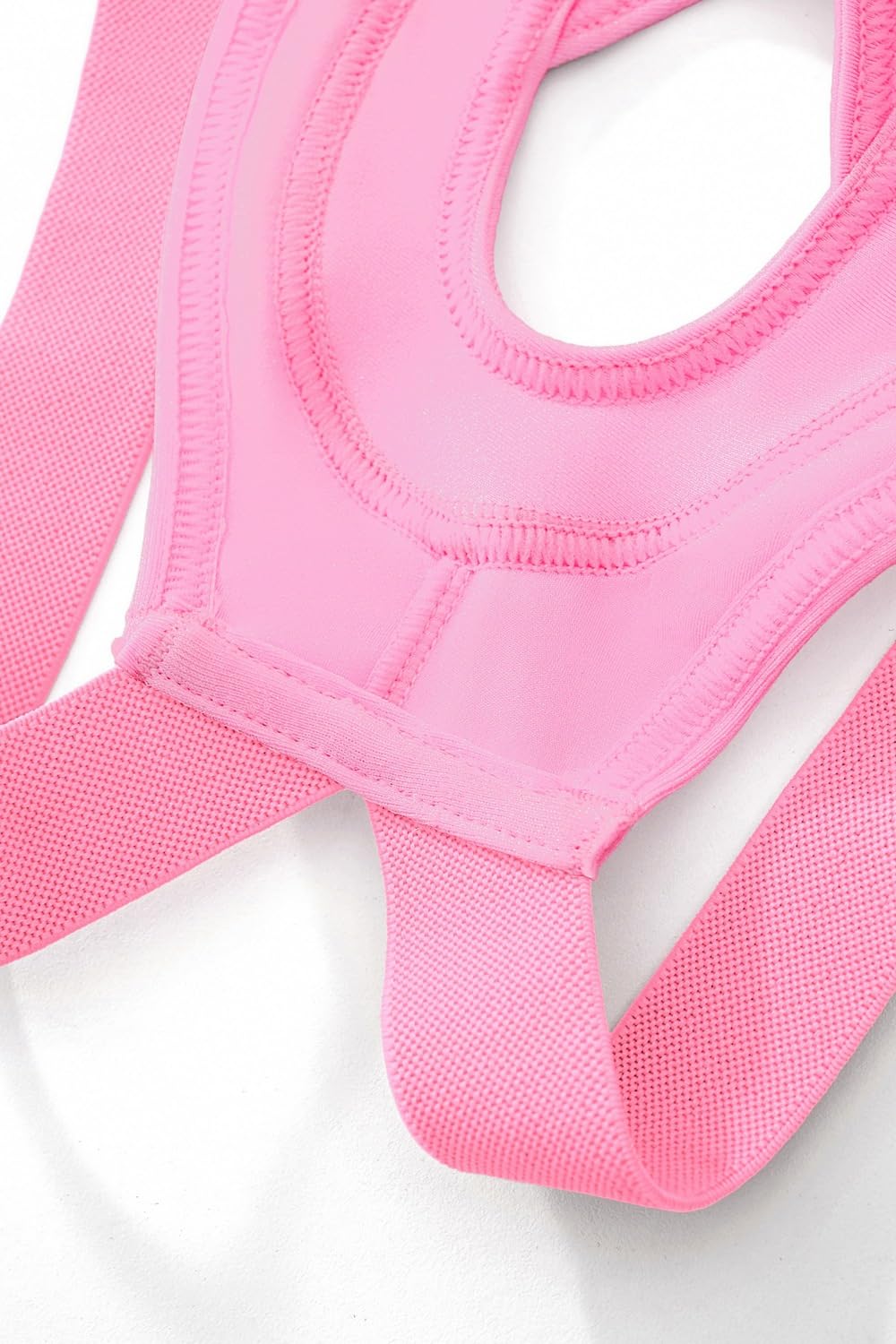 JOCKMAIL Herren Jockstrap Low Rise Cutout Design Jockstraps Atmungsaktiv Figurformend für Sport und Alltag (DE/NL/SE/PL, Alphanumerisch, XXL, Regular, Regular, Rosa)